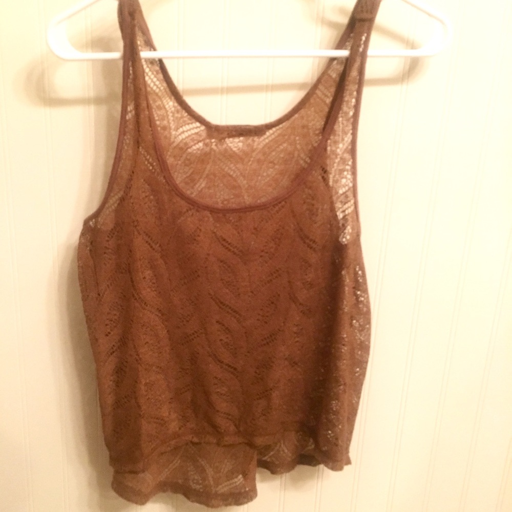 Woven tank top